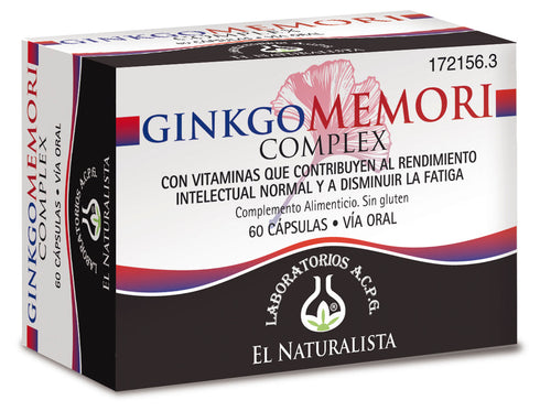 El Natural Ginkgomemori Complex 60 Caps Jag Couture Beauty