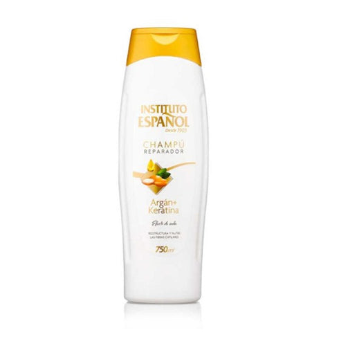 Instituto Español Argan + Keratin Repairing Shampoo 750ml Jag Couture Beauty