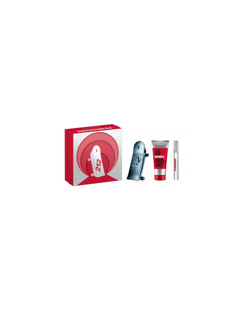 Carolina Herrera Set 212 Heroes Men Edt 90ml Edt 10ml@ - Jag Couture Beauty