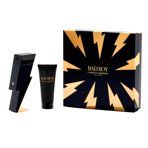 Carolina Herrera Bad Boy Eau De Toilette Spray 100ml Set 2 Pieces 2021 - Jag Couture Beauty