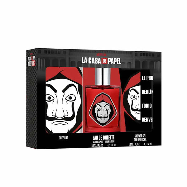 Netflix La Casa De Papel Eau De Toilette Spray 100ml Set 3 Pieces Jag Couture Beauty