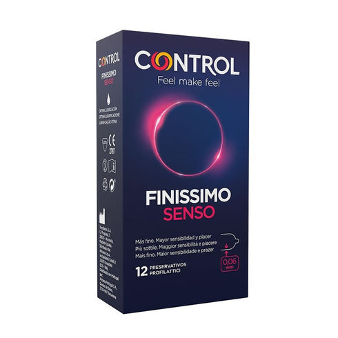 Senso Fine Control Condom 12 Units Jag Couture Beauty