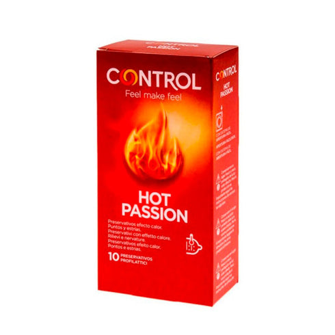 Control Hot Passion Condoms Warming Effect 10U Jag Couture Beauty
