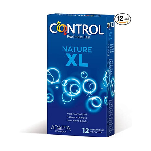 Control Nature XL Condom 12 Pack - Jag Couture Beauty