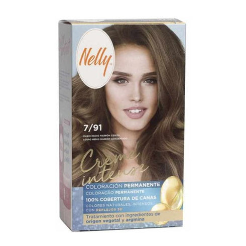 Nelly Creme Intense Tint 7/91 Medium Blonde Ash Brown Jag Couture Beauty