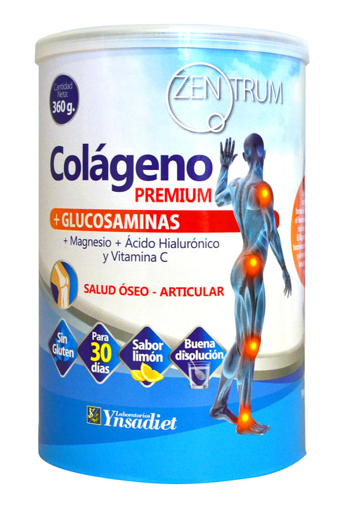 Ynsadiet Zentrum Colageno Premium Hidrolizado 360g - Jag Couture Beauty