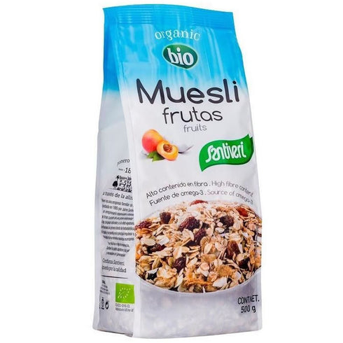 Santiveri Muesli Fruit Bio 500g - Jag Couture Beauty