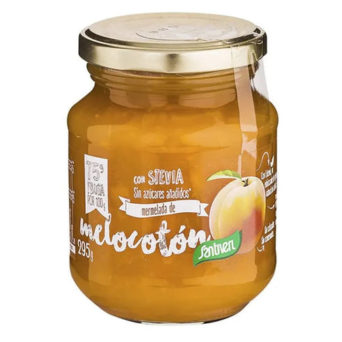 Santiveri Peach Jam With Stevia 295g - Jag Couture Beauty