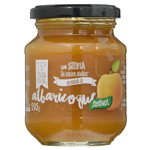 Santiveri Apricot Jam With Stevia 295g - Jag Couture Beauty