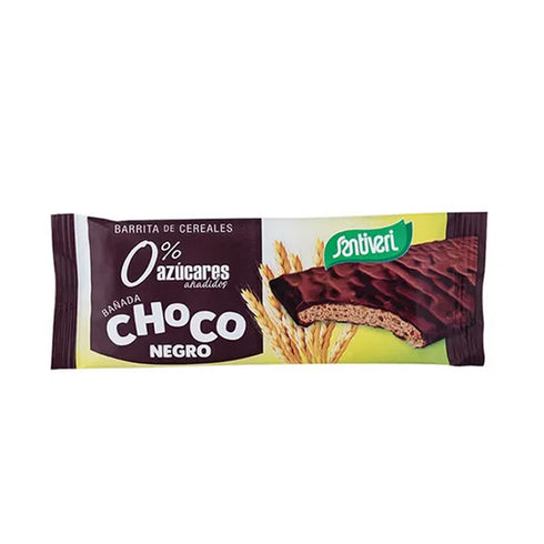 Santiveri Sugar Free Chocolate Dark Cereal Bars 12 Units - Jag Couture Beauty