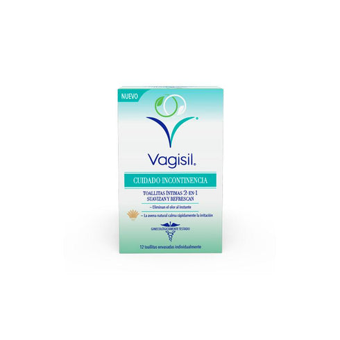 Vagisil Incontinence Care Intimate Wipes 12 Units Jag Couture Beauty