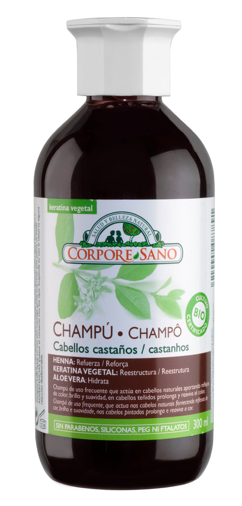 Corpore Champu Henna Cab Castaños 300ml Bio - Jag Couture Beauty
