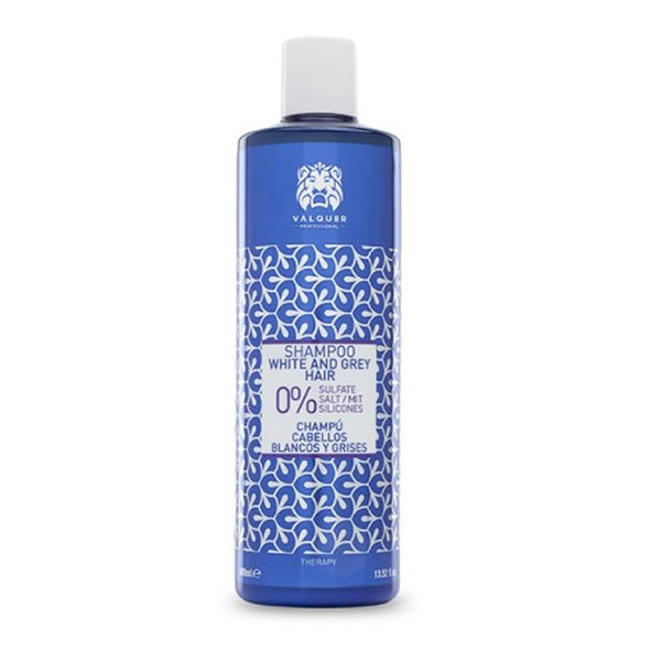 Valquer Shampoo White And Grey Hair 0% 400ml - Jag Couture Beauty
