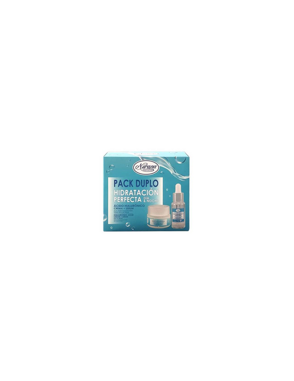 Nurana Pack Duplo Hidratacion Perfecta Dia y Noche Acido Hialuronico Jag Couture Beauty