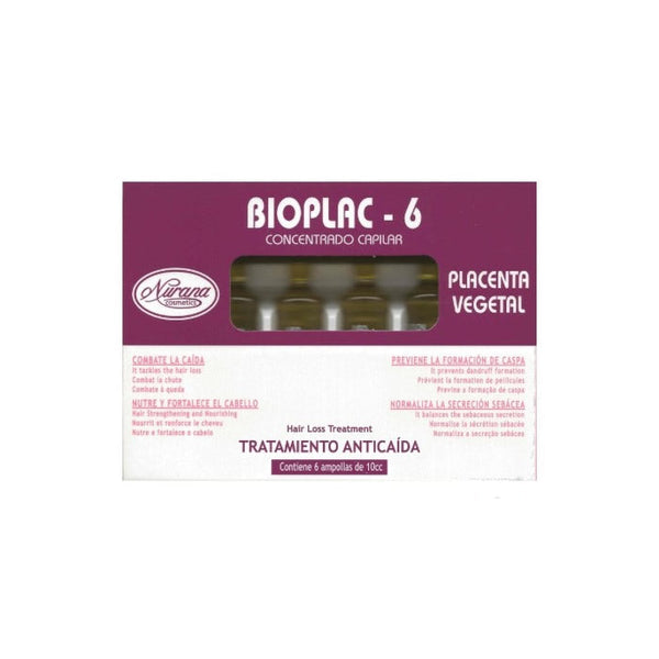 Nurana Bioplac-6 Anti Hair Loss Treatment Ampoules 6x10ml Jag Couture Beauty