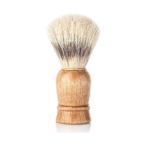 Vielong J&M Natural Bristle Shaving Brush 21mm Beech - Jag Couture Beauty