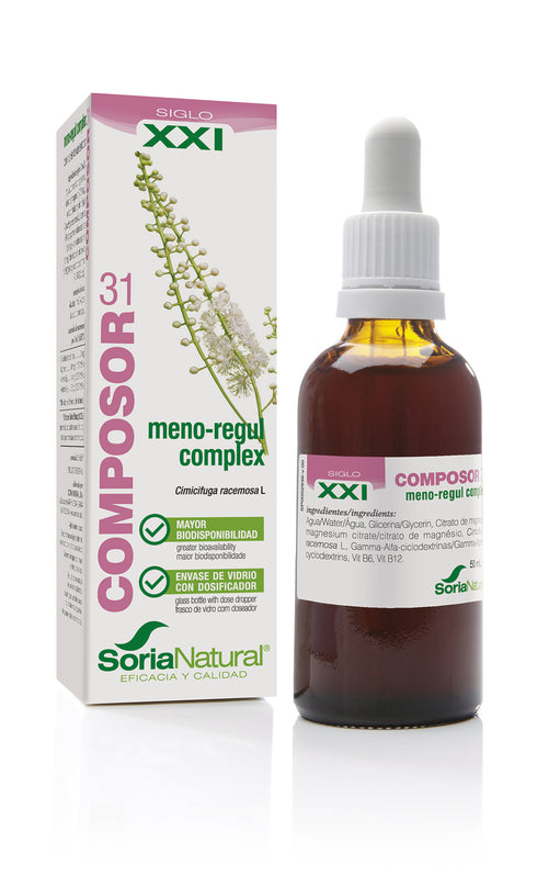 Soria Composor 31 Menoregul Complex 50ml Xxi - Jag Couture Beauty