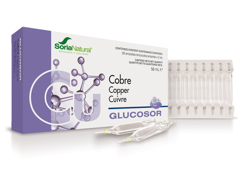 Soria Glucosor Cobre 28 Ampolllas X 2ml - Jag Couture Beauty