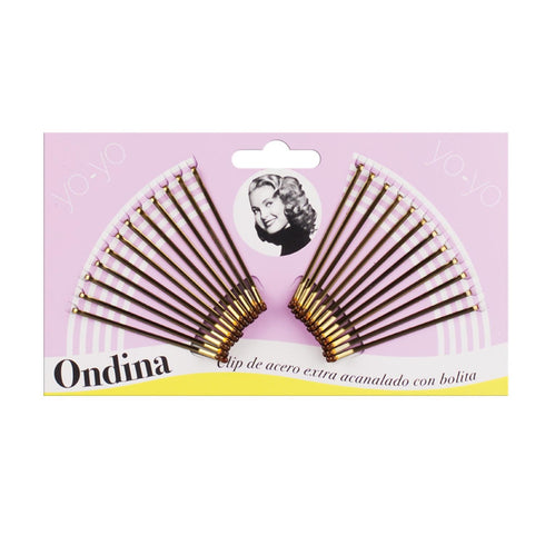 Eurostil Yo-Yo Clips 50mm Bronce Pack 24un Jag Couture Beauty