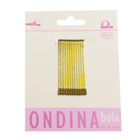 Eurostil Ondina Clips 50mm Bola Bronce 12un Jag Couture Beauty