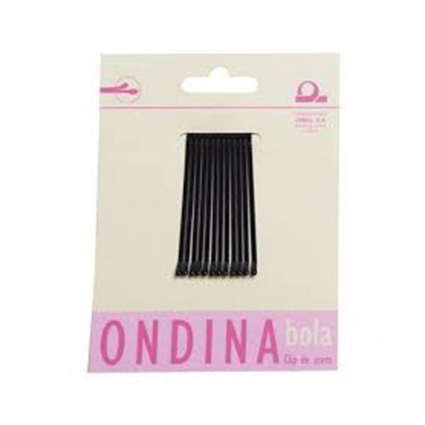 Eurostil Bola Negro Negro Clips Ondina 50mm Carton 1un - Jag Couture Beauty