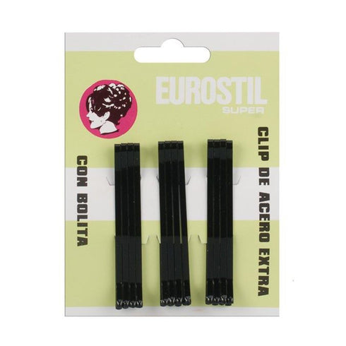 Eurostil Cabello Clips 55mm Bronce 12un Jag Couture Beauty