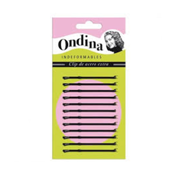 Eurostil Bola Negro Negro Clips Ondina 70mm Carton 1un - Jag Couture Beauty