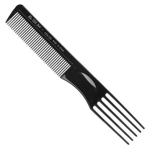 Eurostil Ahuecador Negro Negro Peine 5 Puas 1un Jag Couture Beauty
