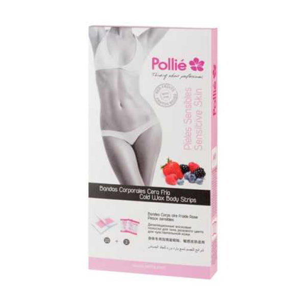 Eurostil Frutos Rojos Bandas De Cera Fria Pieles Sensibles Pack 20un - Jag Couture Beauty