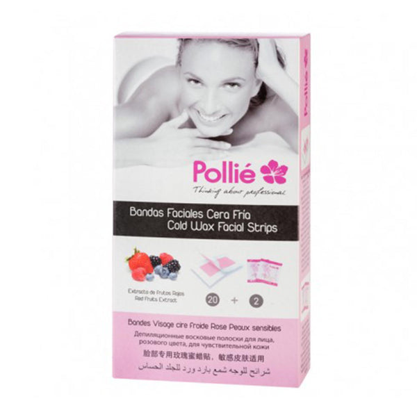 Eurostil Extracto Frutos Rojos Bandas Faciales Cera Fria Pack 20un - Jag Couture Beauty