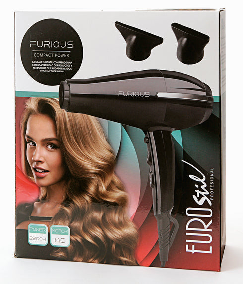 Eurostil Furius Compact Secador 2200w 1un - Jag Couture Beauty