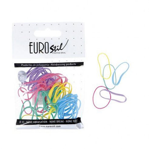 Eurostil Cabello Bolsa De Gomas Colores 50un Jag Couture Beauty