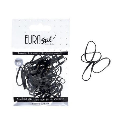 Eurostil Cabello Bolsa De Gomas Negras 50un Jag Couture Beauty