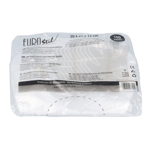 Eurostil Transparentes Guantes Desechables Bolsa 100un Jag Couture Beauty