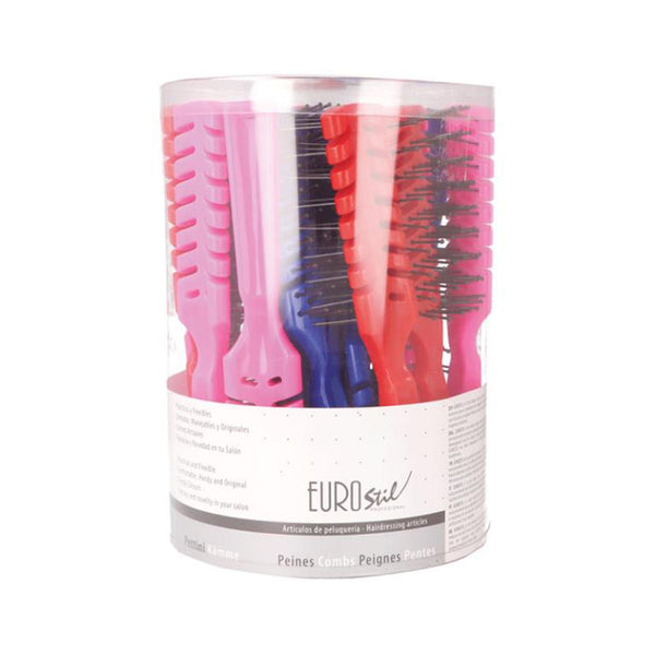 Eurostil Colores Bote Peines Esqueleto 20un - Jag Couture Beauty