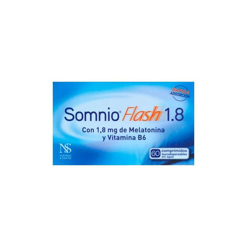 Nutricion and Santé Somnio Flash 1,8mg 60 Comp Jag Couture Beauty