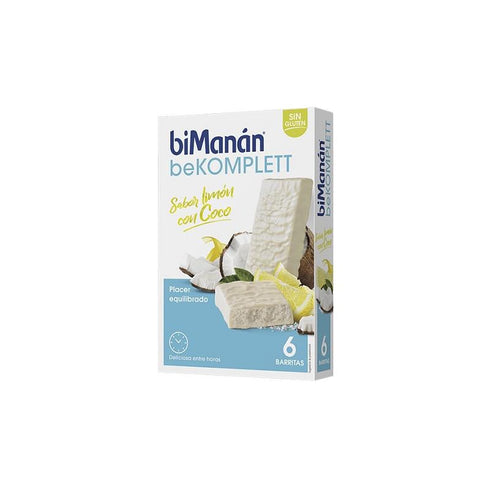 Bimanán Bekomplett Barritas Chocolate Blanco, Coco y Limón 6uds - Jag Couture Beauty