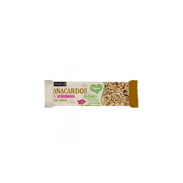 Siken Snack Barrita Anacardo-Arandano 36g - Jag Couture Beauty