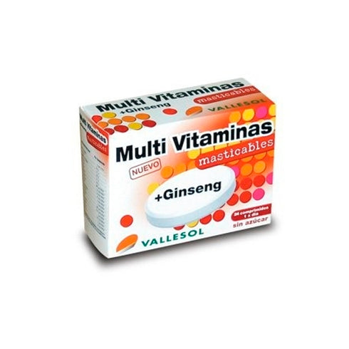 Vallesol Multivitamins + Ginseng 24 Tablets - Jag Couture Beauty