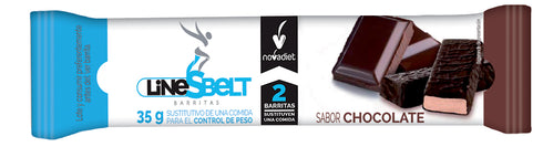 Novadiet Line Sbelt Chocolate Barritas 35g - Jag Couture Beauty