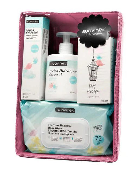 Suavinex Baby Cosmetic Basket For Girls 4 Pcs Jag Couture Beauty
