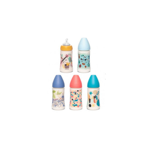Suavinex Silic Teat Bottle T-1m 270ml Jag Couture Beauty
