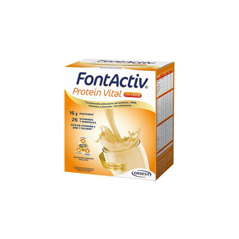 Ordesa Fontactiv Protein Vital Vanilla 14 Sachets Jag Couture Beauty