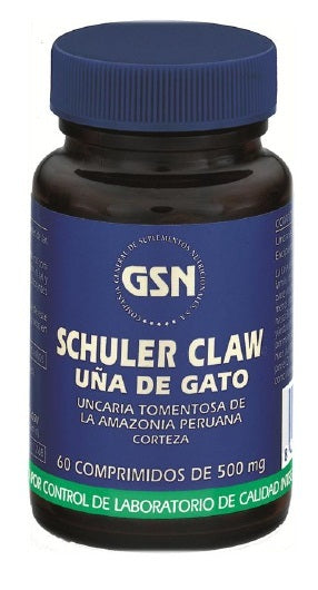 Gsn Schuler Claw 500 Mg 60 Comp Uña Gato - Jag Couture Beauty