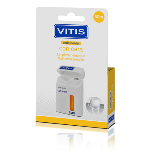 Vitis Dental Floss With Wax 50mts - Jag Couture Beauty