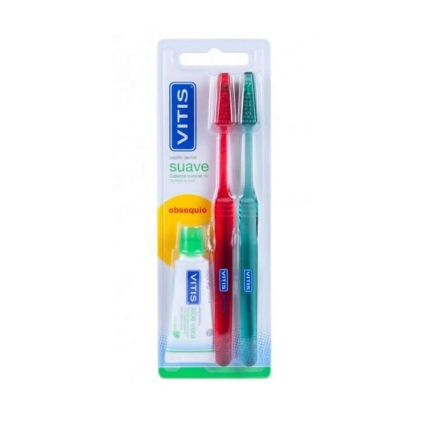 Vitis Toothbrush Soft Two Pack - Jag Couture Beauty