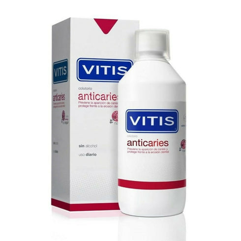 Vitis Anticaries Mouthwash 500ml - Jag Couture Beauty