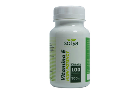 Sotya Vitamina e High Potency 500mg 100 Cap - Jag Couture Beauty