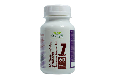 Sotya Multivitaminico y Mineral 820 mg 60 Kap