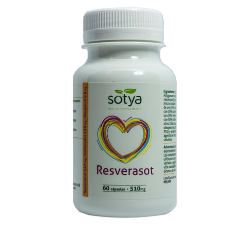 Sotya Resverasot 510 Mg 60 Caps Jag Couture Beauty